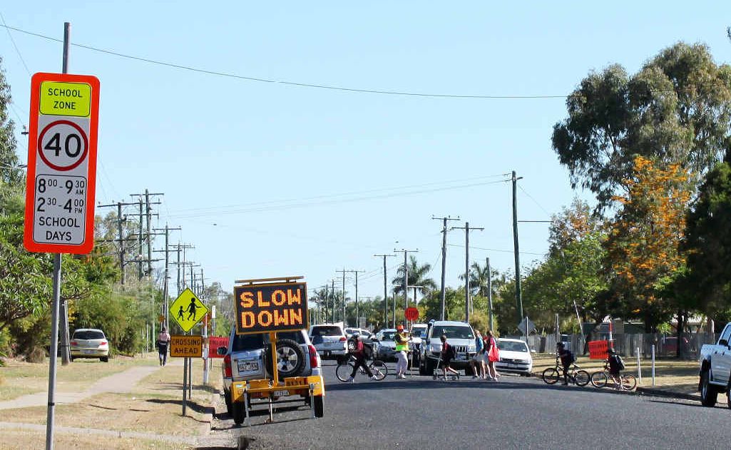 The message couldn’t be clearer, as police urge motorists to slow down and obey the road rules around school crossings. The message couldn’t be clearer, as police urge motorists to slow down and obey the road rules around school crossings.